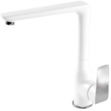 Novaservis Nobless Tina drezová batéria s otočným ramienkom biela / chróm 38714,1 38714.1