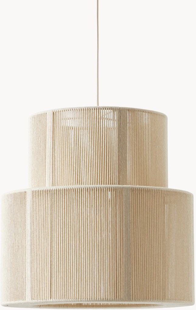 Závesné svietidlo z ľanových vlákien Lace