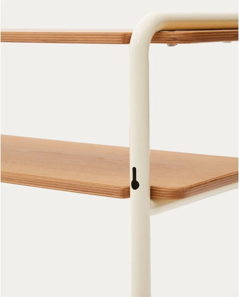 Béžová/v prírodnej farbe závesná detská knižnica v dekore jaseňa 60x70x28 cm Tinn – Kave Home