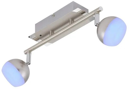 Briloner 2040-022 - LED RGB Stmievateľné bodové svietidlo 2xLED/3,3W/230V + DO