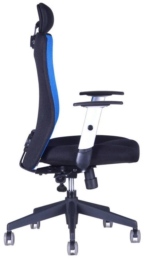 Kancelárska stolička na kolieskach Office Pro CALYPSO XL SP4 – s podrúčkami a podhlavníkom Čierna 1111