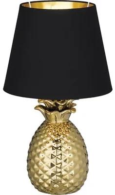 Stolová lampa Pineapple E14 1x40W čierno/zlatá