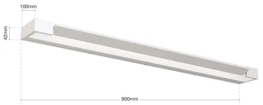 Orion Soff 3-481 - LED Osvetlenie zrkadla MARILYN LED/24W/230V 90 cm IP44 biela