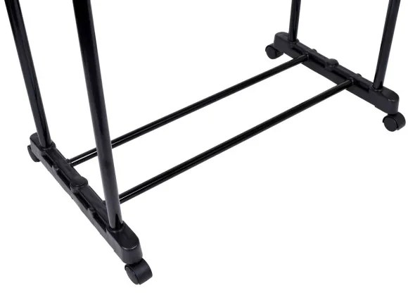 Vešiakový stojan na kolieskach TIMI čierny