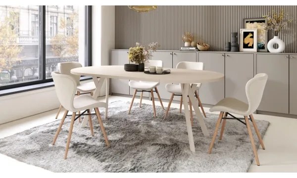 Rozkladací jedálenský stôl ARTUR béžový