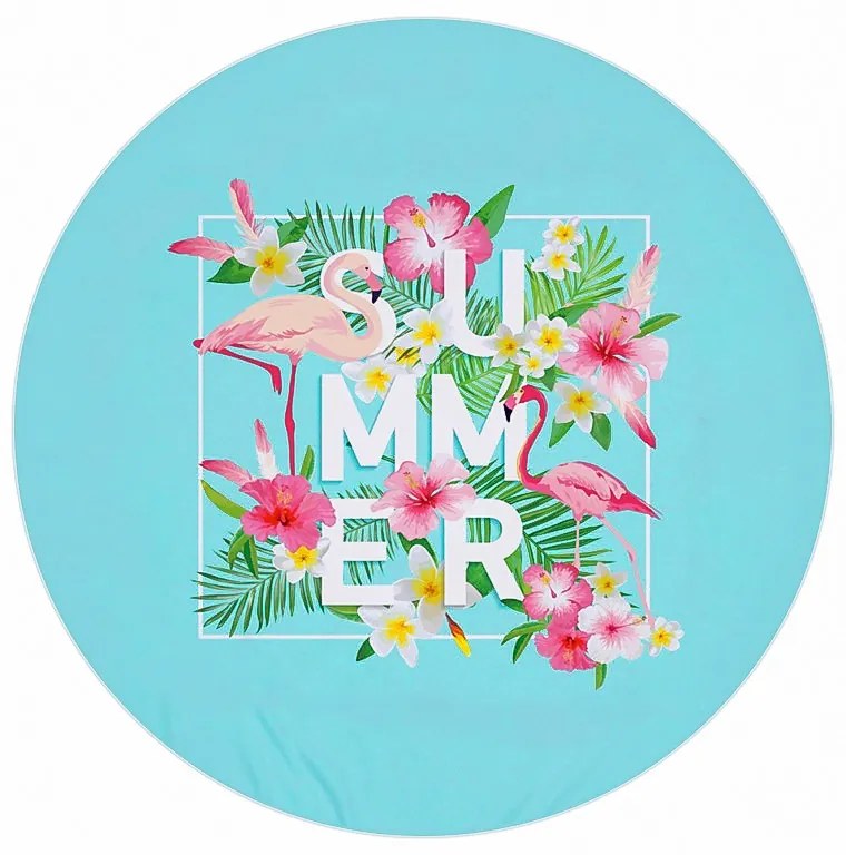 Plážové osušky s nápisom SUMMER Priemer: 150 cm