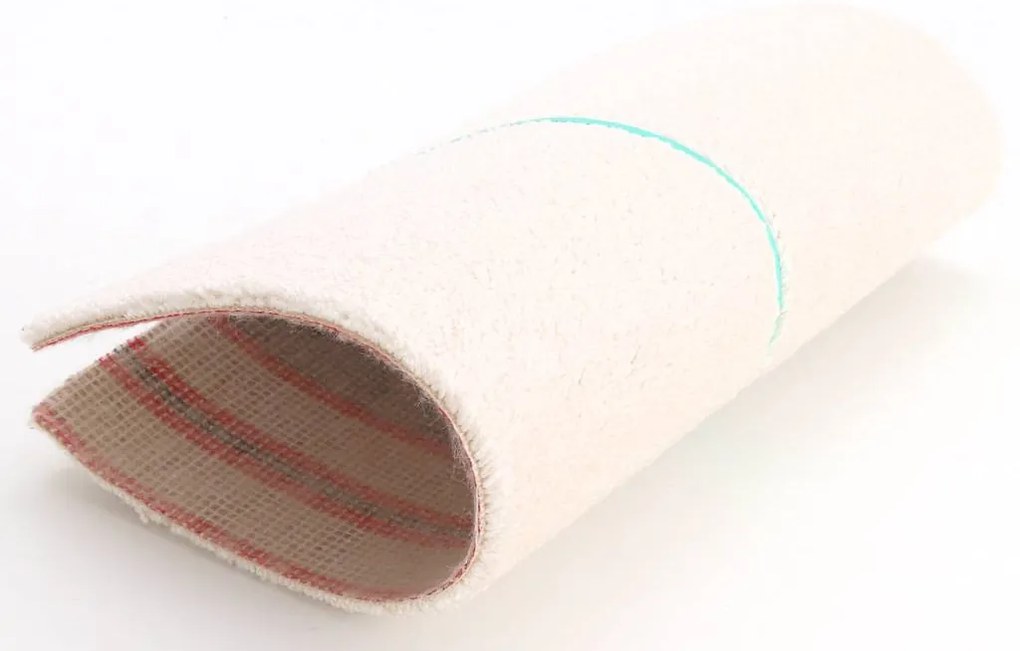 Koberec metráž Spinta 33, na mieru, šíře 4m, biela, filc, obývacia izba, Associated Weavers