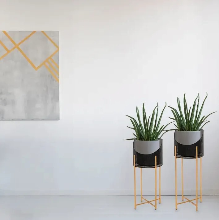 Loftový stojan na kvety 56 cm