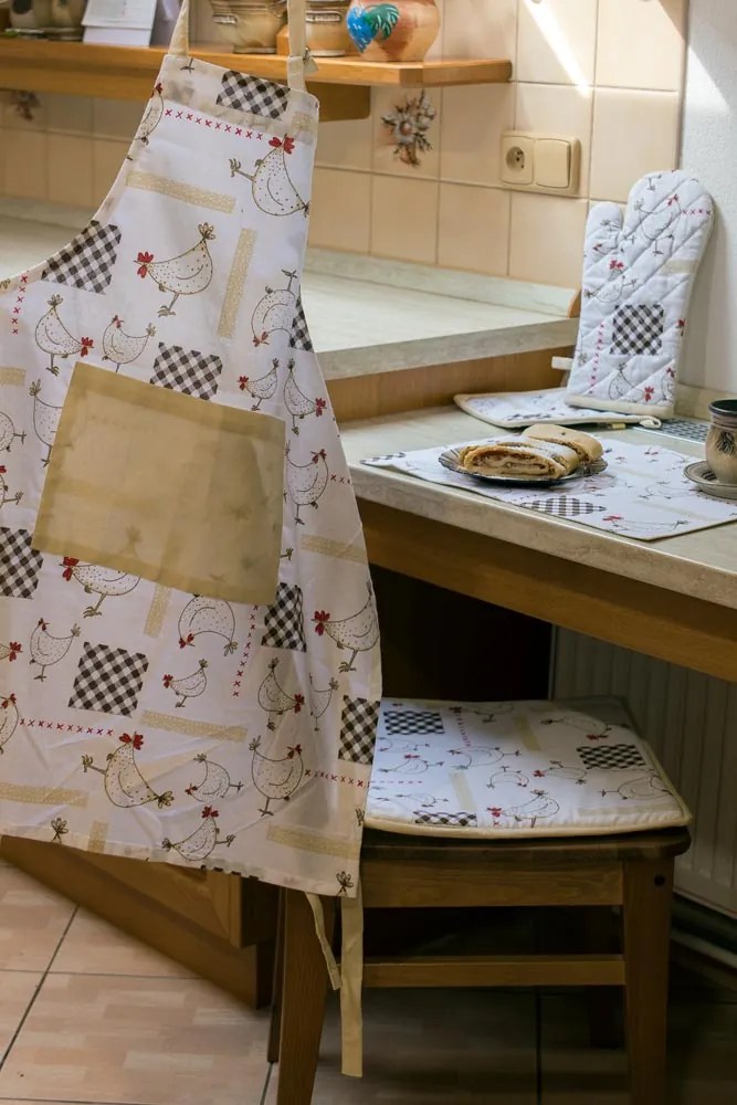 Home Elements Podsedák Sliepočky biele Množstvo: 1 ks