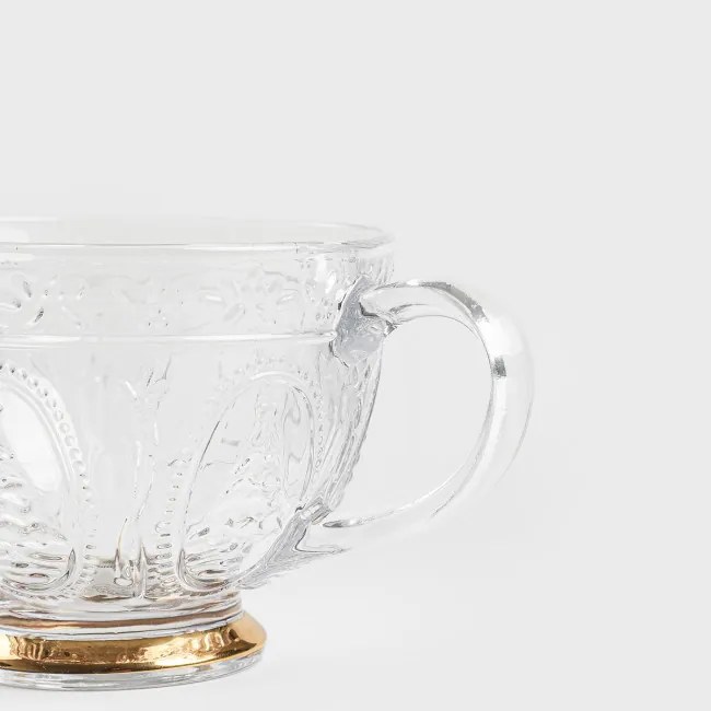 Šálka BARREL XMAS sklenená 721021 360 ml