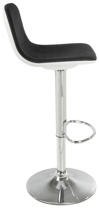 Barová stolička G21 Lima látková, black 60023300