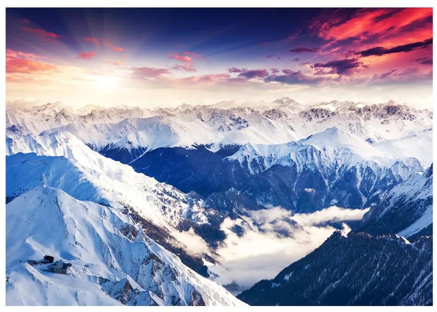 Artgeist Fototapeta - Magnificent Alps Veľkosť: 343x245, Verzia: Samolepiaca