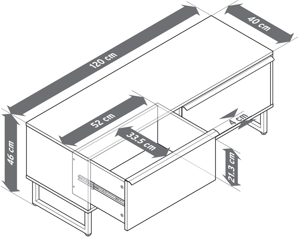 Lavička »LEEG« so zásuvkami