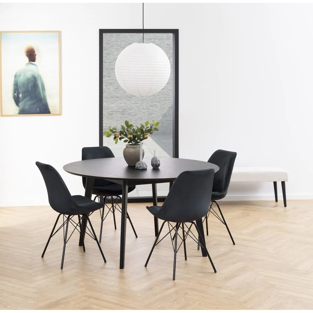 Tmavosivá jedálenská stolička Eris - Actona