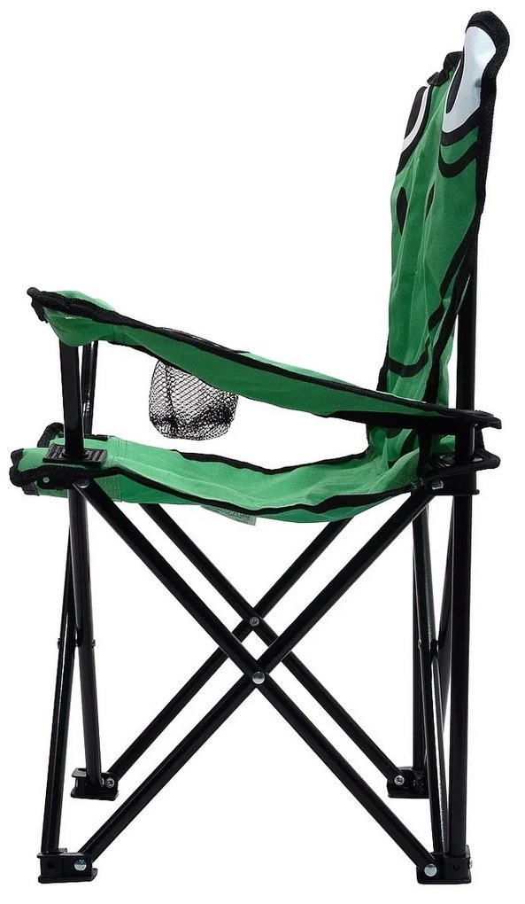 CATTARA FROG malá skladacia kempingová stolička zelená
