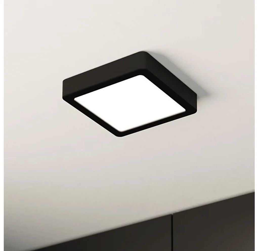Eglo 900586 - LED stmievateľné stropné svietidlo FUEVA LED/11W/230V čierne