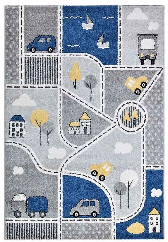 Koberec Kids Smart 0,8/1,5 4501A BOS VD 78 šedá