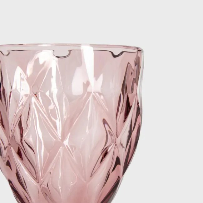 Sada štyroch pohárov LUNO ružové 748219 340 ml (4 ks)