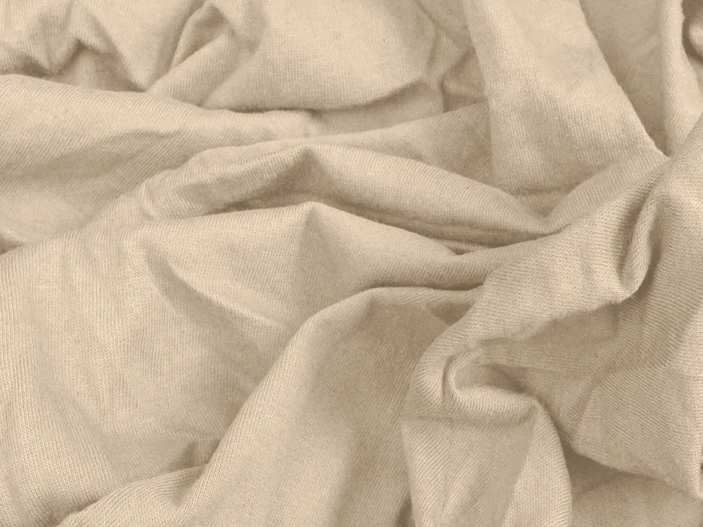Jersey plachta svetlo béžová 90 x 200 cm
