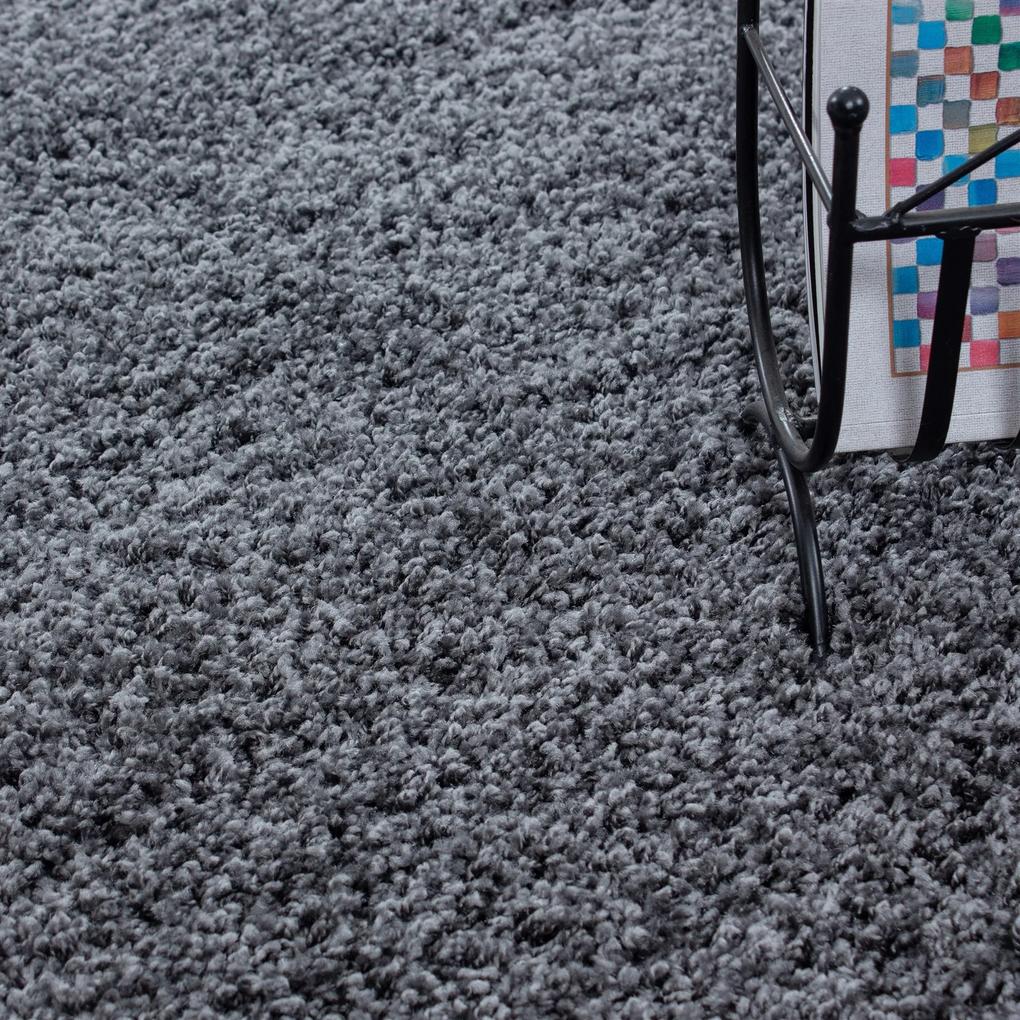 Ayyildiz Kusový koberec LIFE 1500, Okrúhly, Sivá Rozmer koberca: 160 cm KRUH