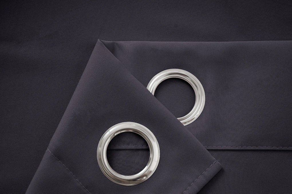 Záves OXFORD LIGHT 140x250 cm, tmavosivý Zavesenie: Riasiaca páska