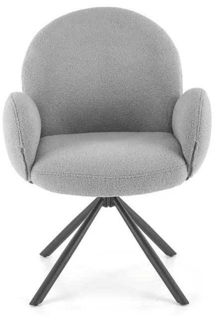 Jedálenská stolička K498 - šedá