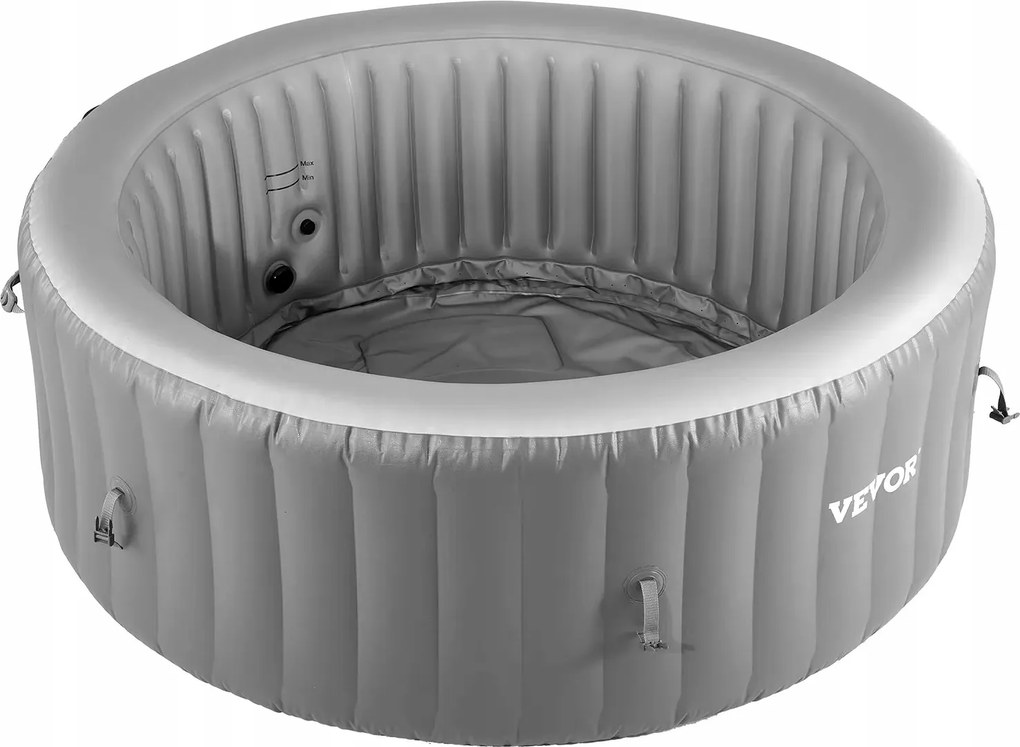 Nafukovacia vírivka 4-6 os 208 x 66 cm s tryskami a podložkou do záhrady