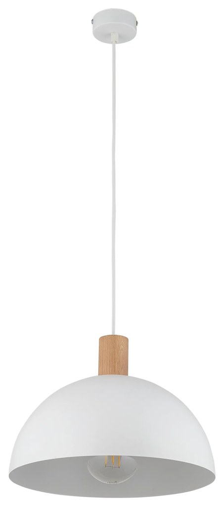 Luster do kuchyne TK 4851 OSLO drevo biely