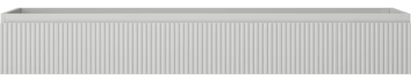 Mexen Rivel, kúpeľňová skrinka 160 cm, 1 zásuvka, drážkovaná, sivá matná, 91A20-16023-1-BF62