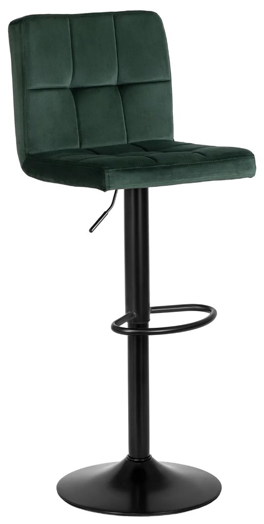 PROXIMA.store - Čalúnená barová stolička NERO FARBA: zelená