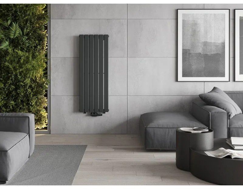 Mexen Boston, vykurovacie teleso 1200x452 mm, 611 W, antracitová, W213-1200-452-00-66