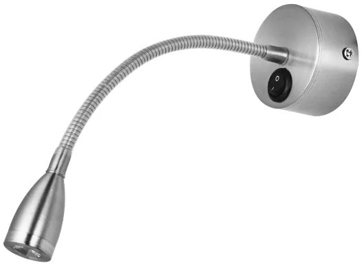 Moderné nástenné svietidlo Flex 7 Chrome