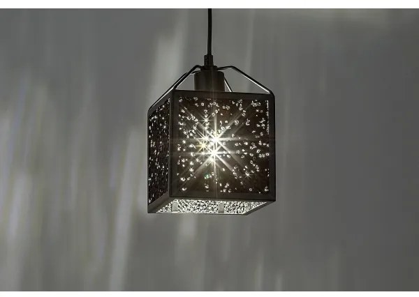 Rabalux 72217 - Luster na lanku SAMILO 1xE27/40W/230V čierna