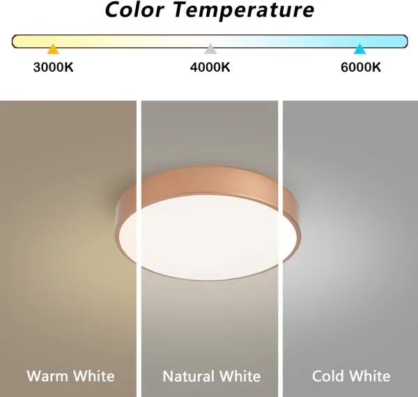 BRILAGI - LED stropné svietidlo POOL LED/36W/230V 3000/4000/6000K pr. 30 cm medená