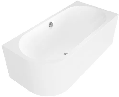 Polysan VIVA R MONOLITH asymetrická vaňa 75x170 cm akrylát pravá 78119M