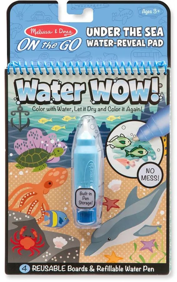 Omaľovánky s vodou Magické pero Vodný svet WATER WOW Melissa and Doug od 3 rokov