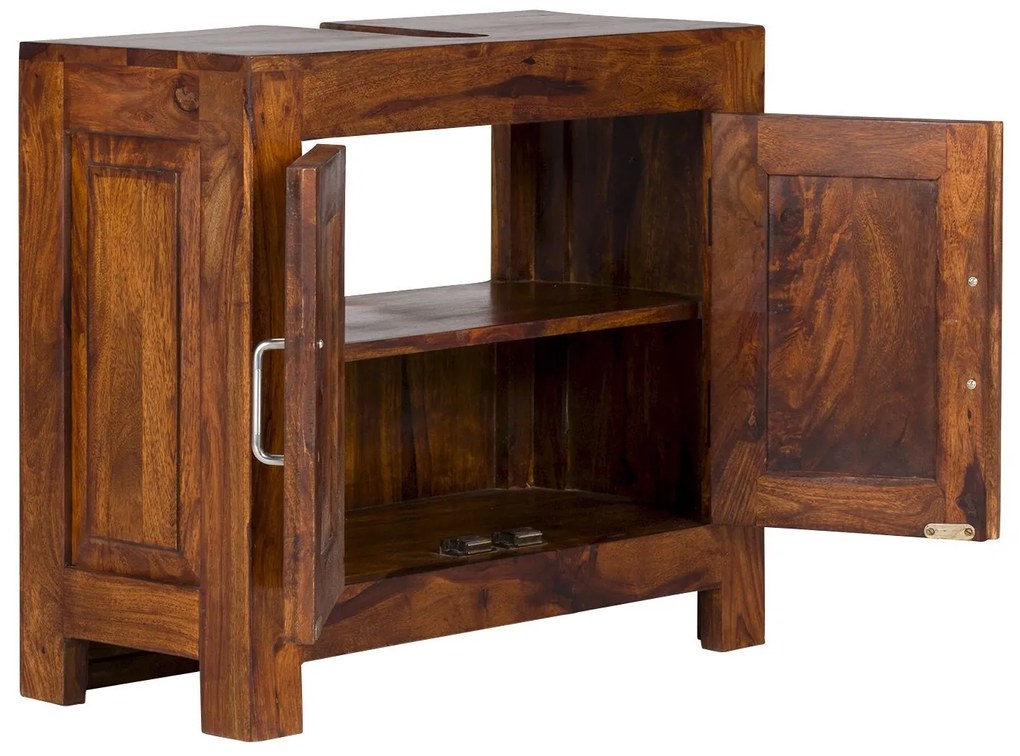 furniture-nabytek.cz - Drevená skrinka pod umývadlo masív 65x60x35 z palisandra