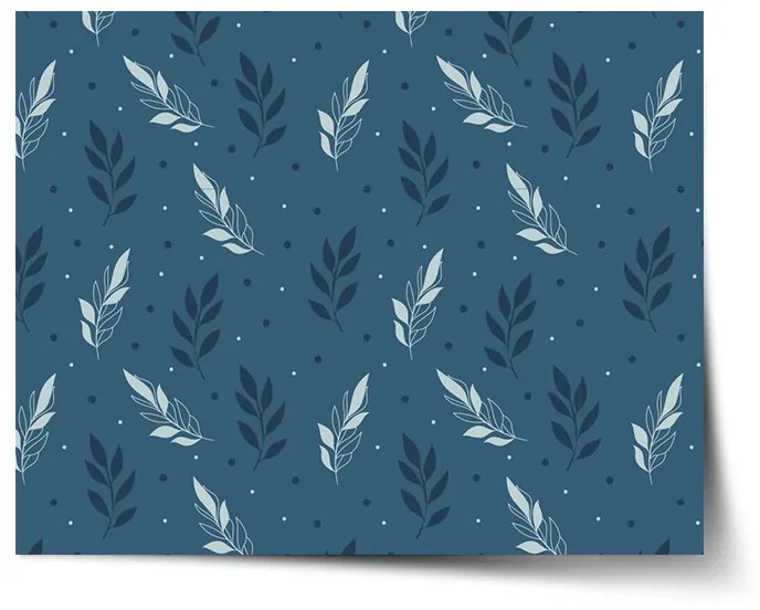 Sablio Plagát Modré klásky - 120x80 cm