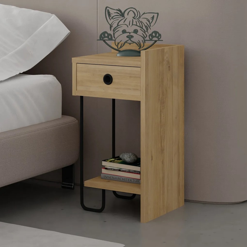 Nočný stolík Sirius Right Oak