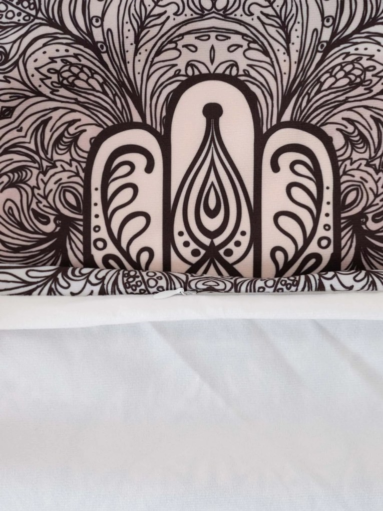 Obliečka na vankúš mikroplyš 45 × 45 cm - Buddha 5 L02