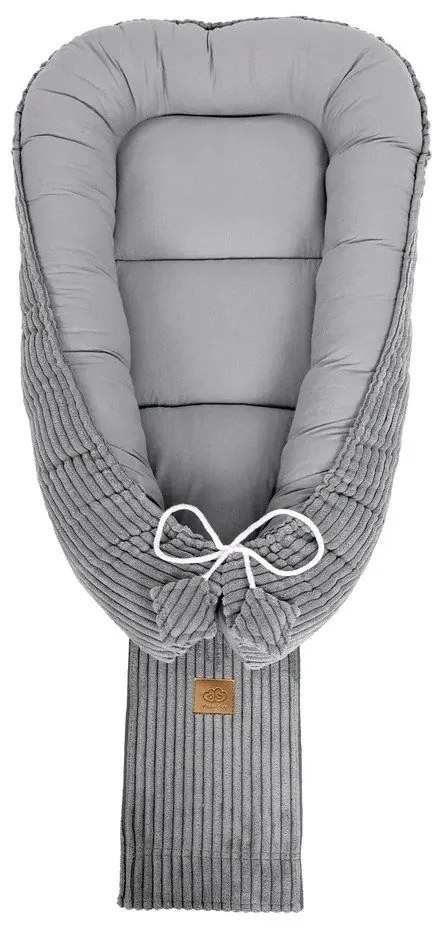 Sivé hniezdočko pre bábätko 55x83 cm – Meowbaby