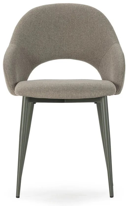 Zelené čalúnené jedálenské stoličky v súprave 2 ks Lia – Marckeric