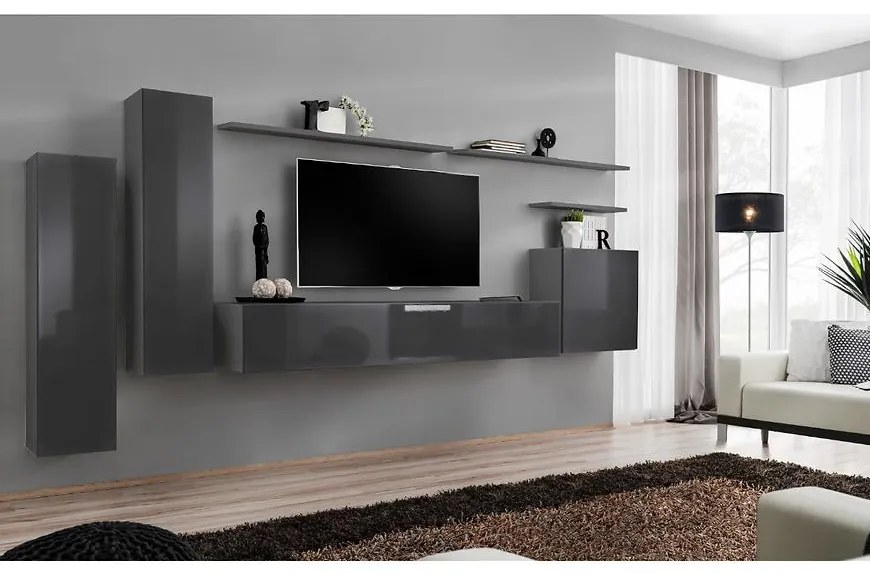 Obývacia stena Switch I Grafit