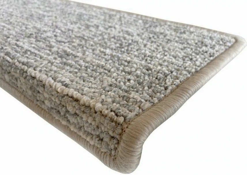 Vopi Nášľapy na schody Alassio šedobéžové obdĺžnik, samolepiaci - 25x80 obdĺžnik (rozmer vrátane ohybu)