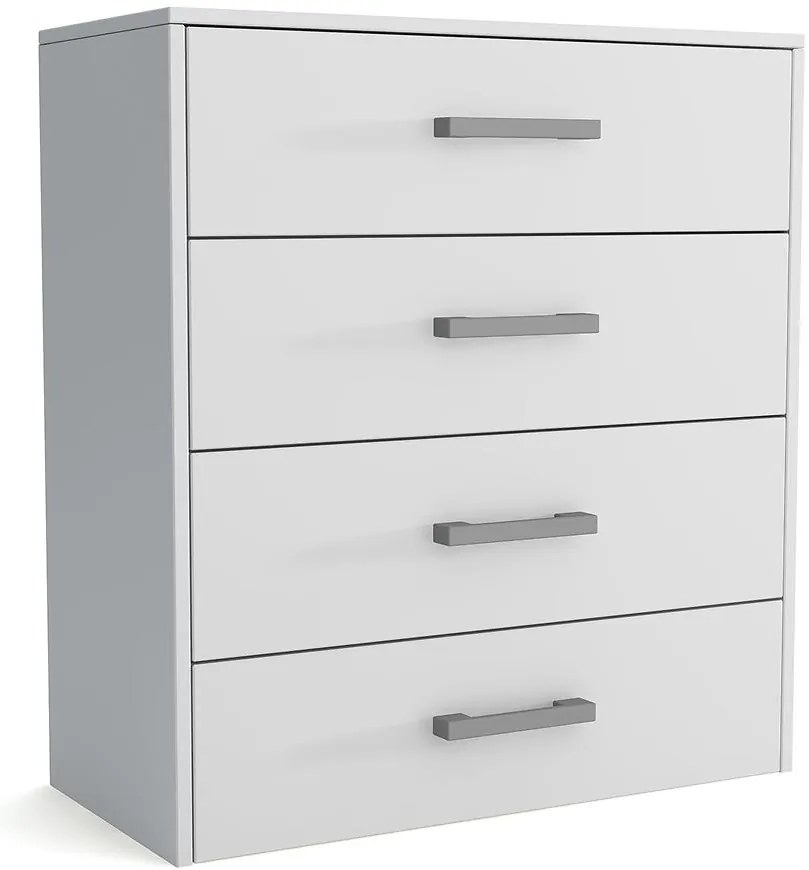 Komoda Scala 4S Biely
