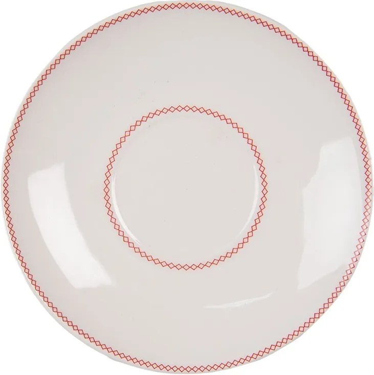 Porcelánová šálka s tanierikom s jeleňom Cosy Lodge - 12*9*6 cm / 200 ml