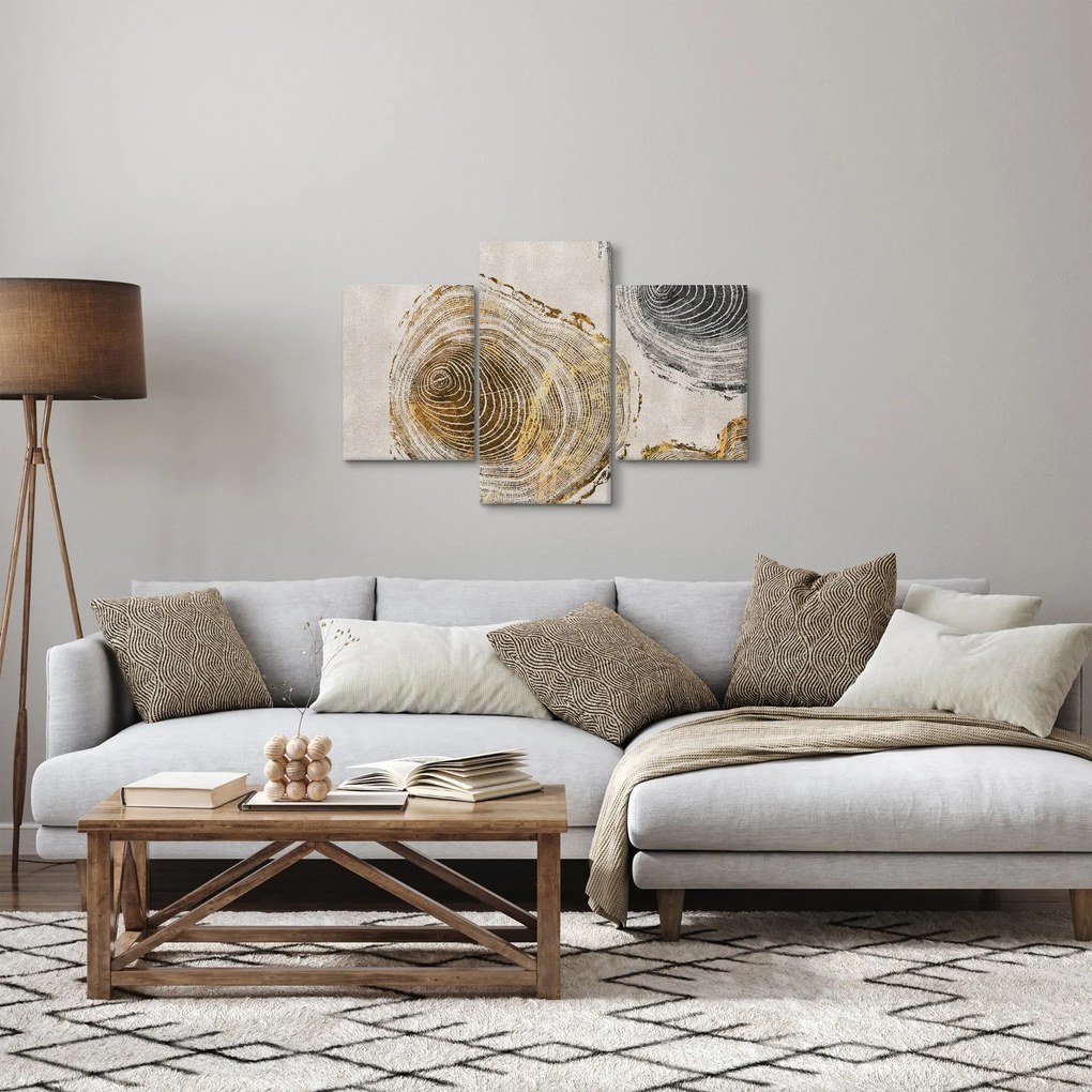 Obraz - Abstrakcia kmeňov (90x60 cm)