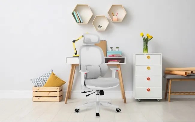 Detská otočná stolička Mark Adler Junior 6.3 Grey