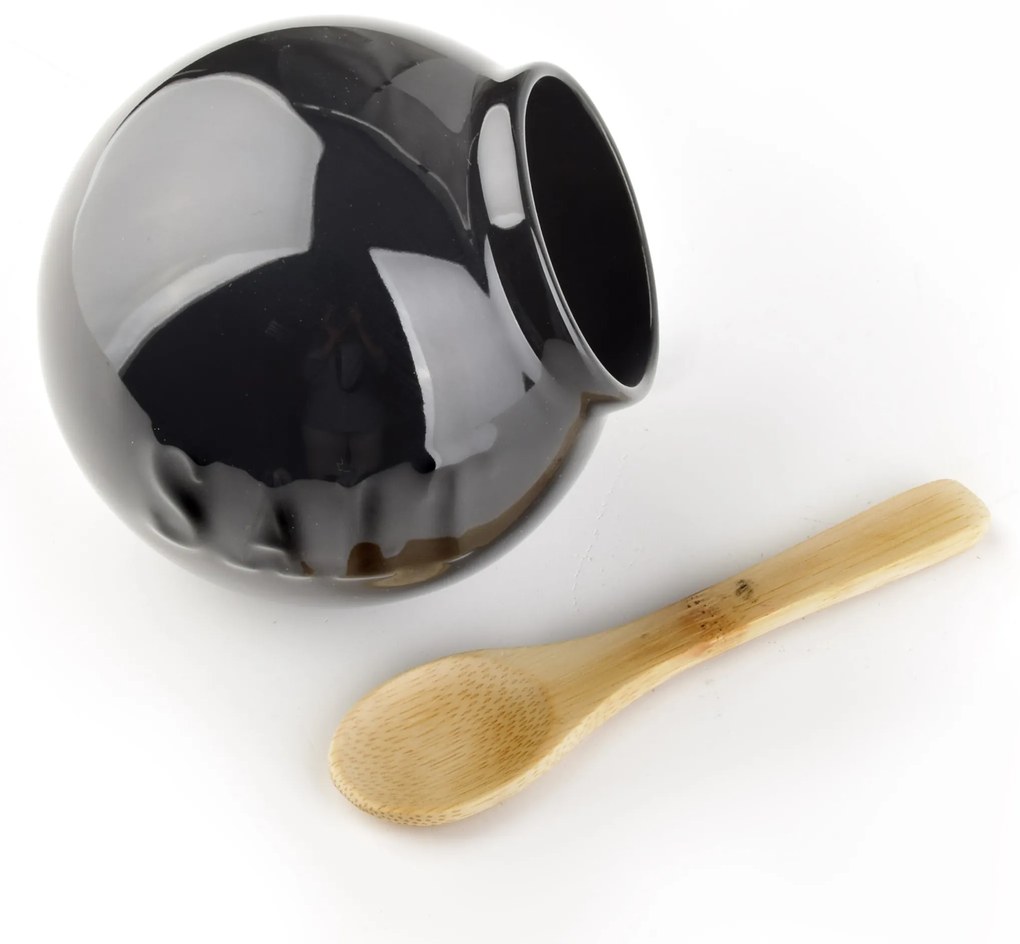 Porcelánová solnička MODERN LIFE čierna