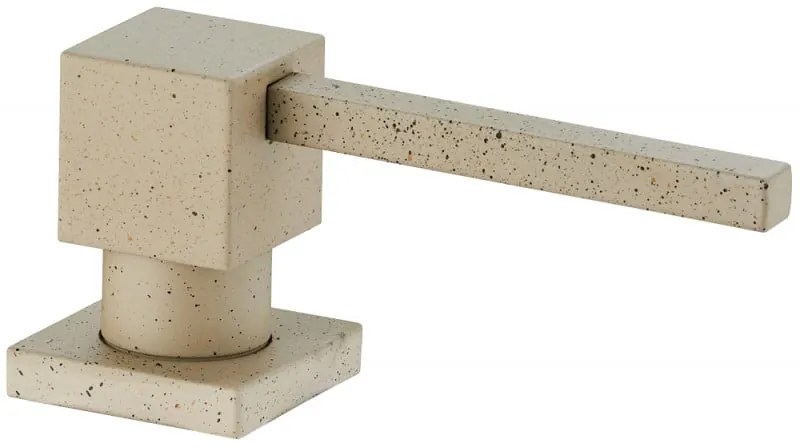Mexen príslušenstvo, hranatý dávkovač saponátu do kuchynského drezu, béžová, 6605320-69